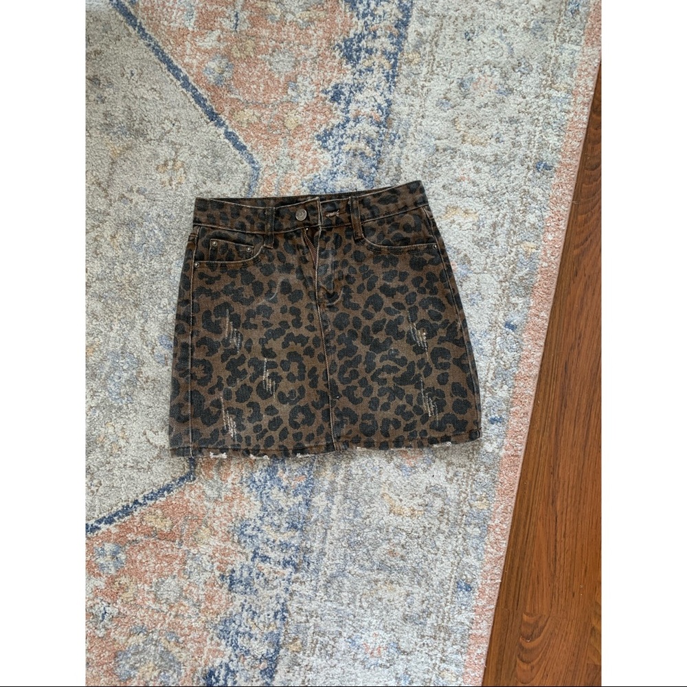 CHEETAH MINI SKIRT